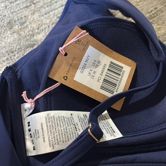 Boden blue and Multicolor Bikini Set - NWT - size 6 - Picture 6 of 7